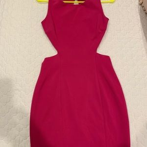 Pink Backless Dress